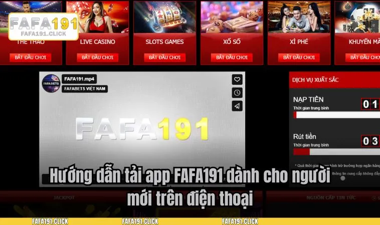 tai app fafa191 3 Hướng dẫn tải app FAFA191 dành cho người mới trên điện thoại