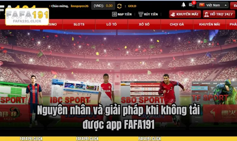 tai app fafa191 4 Nguyên nhân và giải pháp khi không tải được app FAFA191